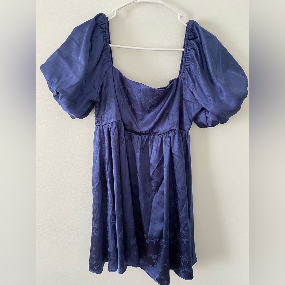 Inspired Hearts Blue Mini Dress